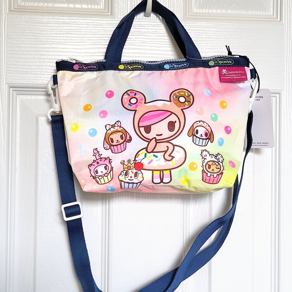 LeSportsac Tokidoki Donutella Unicorn Petite Carry Tote Bag Purse Anime Gift